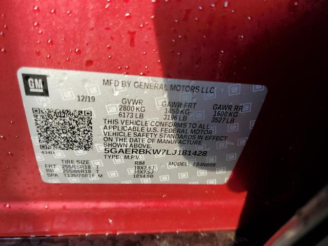 VIN 5GAERBKW7LJ181428 2020 Buick Enclave, Essence no.13