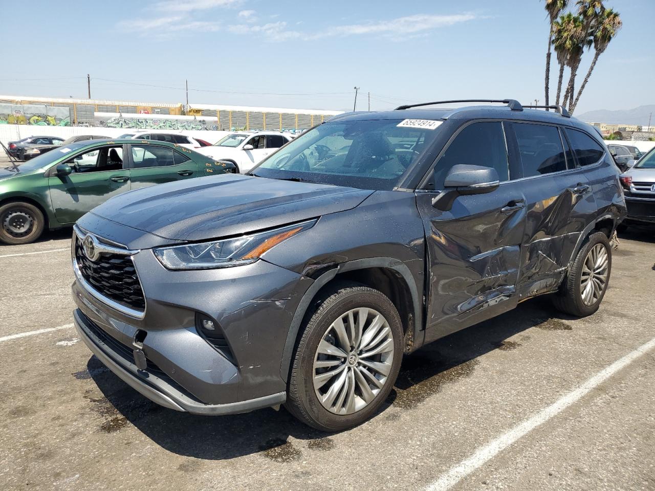 Lot #2909706466 2021 TOYOTA HIGHLANDER