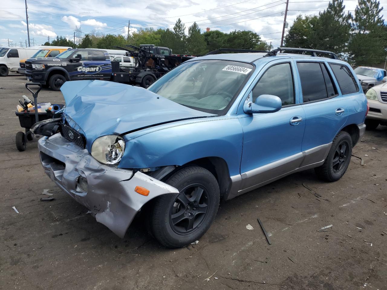 Lot #2895786820 2003 HYUNDAI SANTA FE G