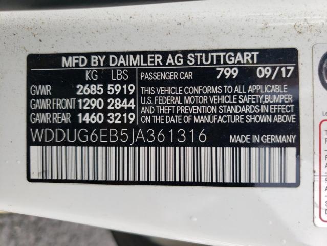 2018 MERCEDES-BENZ S 450 4MAT WDDUG6EB5JA361316  65776594