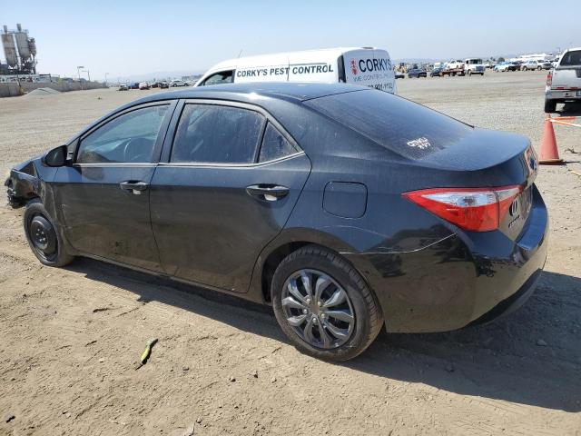 TOYOTA COROLLA L 2015 black sedan 4d gas 5YFBURHEXFP239443 photo #3