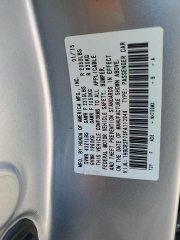 VIN 1HGCR2F75FA113949 2015 Honda Accord, EX no.12