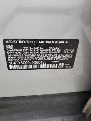 2020 BMW X3 XDRIVE3 - 5UXTY5C09L9D60433