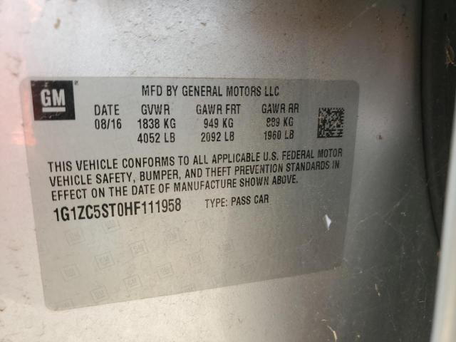 2017 CHEVROLET MALIBU LS - 1G1ZC5ST0HF111958