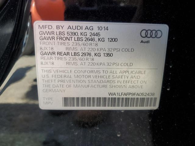 2015 AUDI Q5 PREMIUM - WA1LFAFP9FA052438