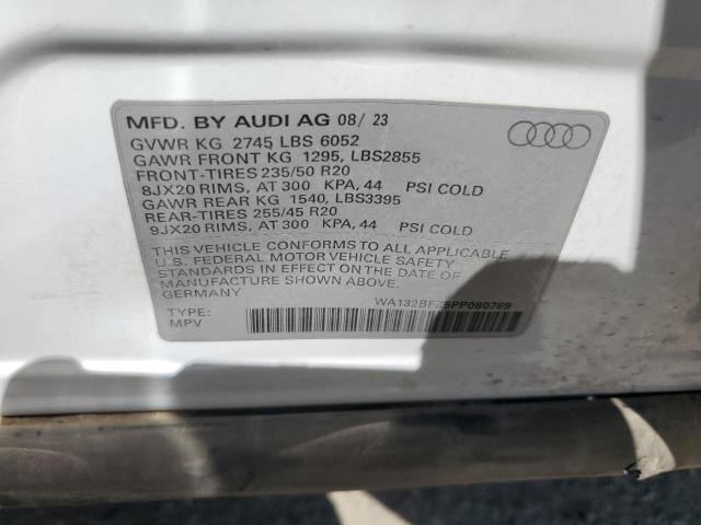 VIN WA132BFZ5PP080769 2023 Audi Q4, Sportback Premi... no.12