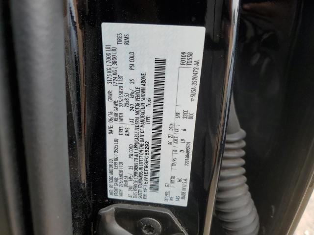 2016 FORD F150 SUPER - 1FTEW1EF9GFC55292