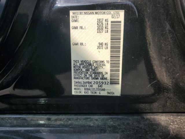 2017 NISSAN ALTIMA 2.5 - 1N4AL3AP8HC205932