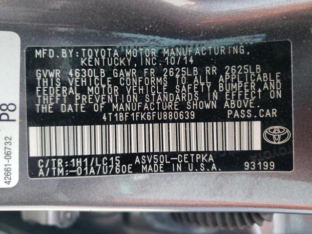 VIN 4T1BF1FK6FU880639 2015 Toyota Camry, LE no.13