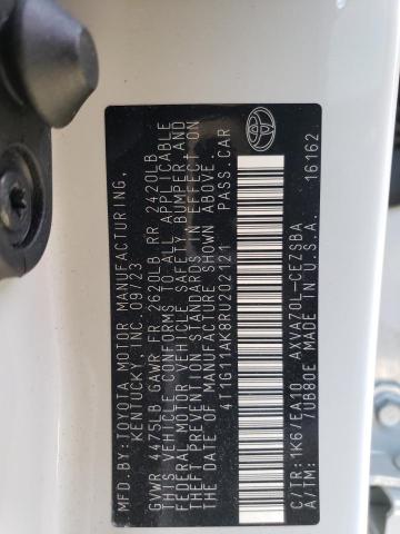 2024 TOYOTA CAMRY SE N - 4T1G11AK8RU202121