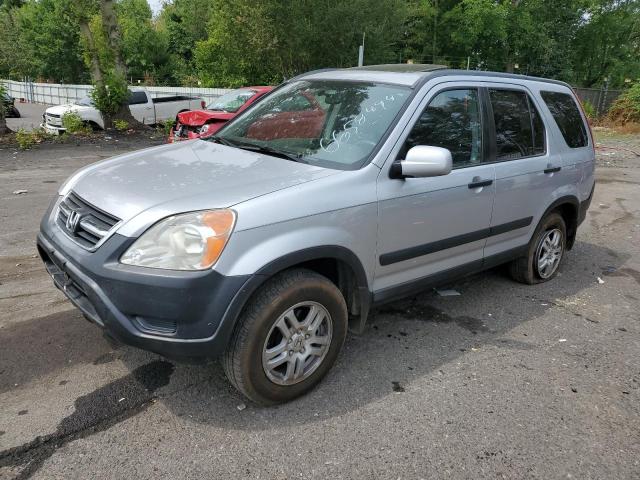 HONDA CR-V EX 2002 silver  gas JHLRD78822C000522 photo #1