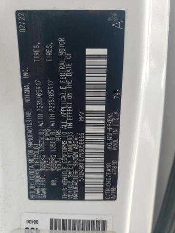 2022 TOYOTA SIENNA LE - 5TDKSKFC7NS056666