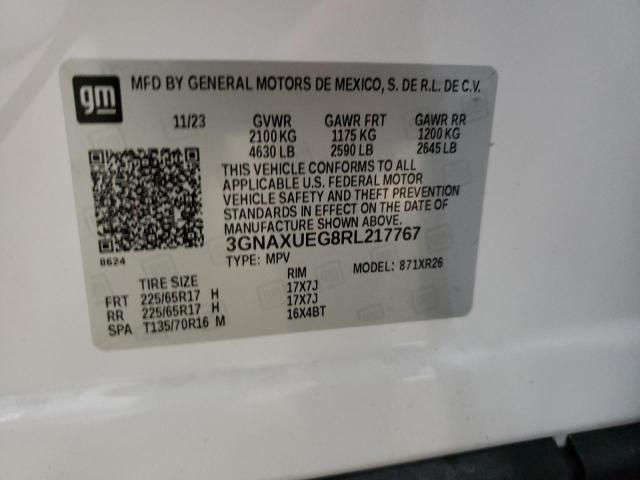 2024 CHEVROLET EQUINOX LT - 3GNAXUEG8RL217767