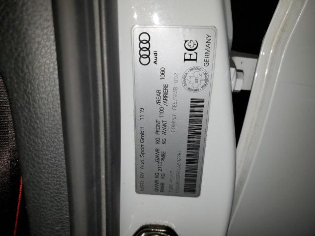 2020 AUDI RS3 WUABWGFF0LA902287
