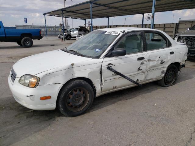 SUZUKI ESTEEM GL 2002 white sedan 4d gas JS2GB41S625401788 photo #1