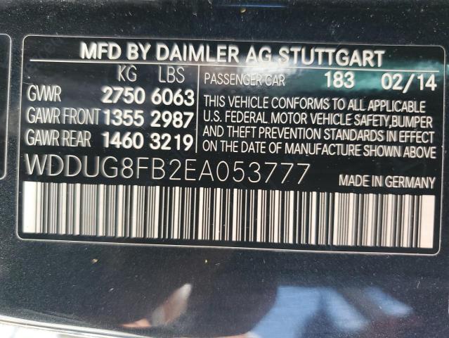 VIN WDDUG8FB2EA053777 2014 Mercedes-Benz S-Class, 5... no.13