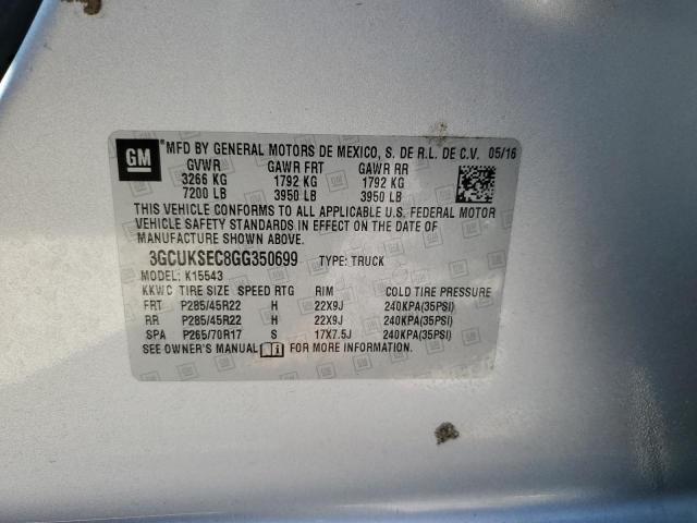 2016 CHEVROLET OTHER - 3GCUKSEC8GG350699