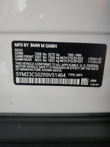 2024 BMW XM 5YM23CS02R9V51464