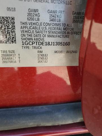 2018 CHEVROLET COLORADO Z - 1GCPTDE18J1305160