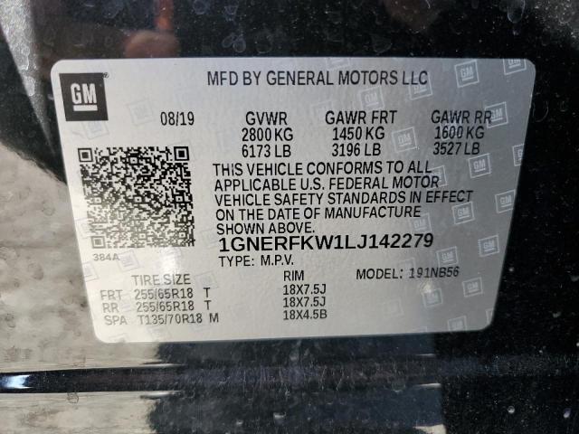 2020 CHEVROLET TRAVERSE L - 1GNERFKW1LJ142279