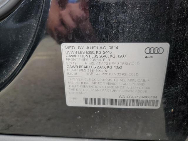 VIN WA1CFAFP5FA005164 2015 Audi Q5, Premium no.12