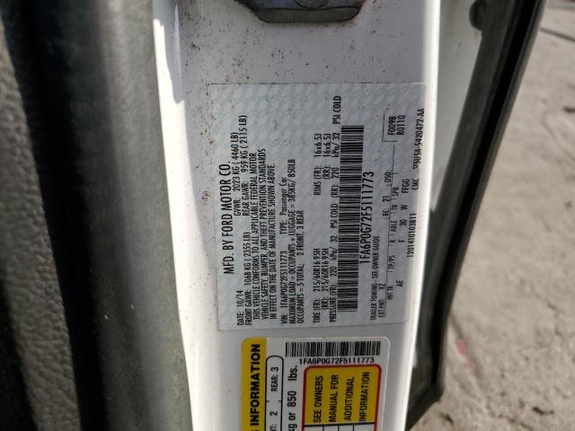 VIN 1FA6P0G72F5111773 2015 Ford Fusion, S no.13