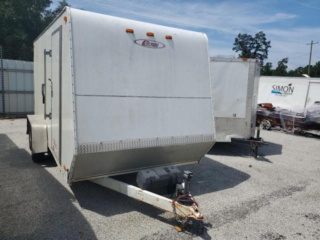 UTILITY 16 TRAILER 2015 white   4HXEN1622FC174374 photo #1