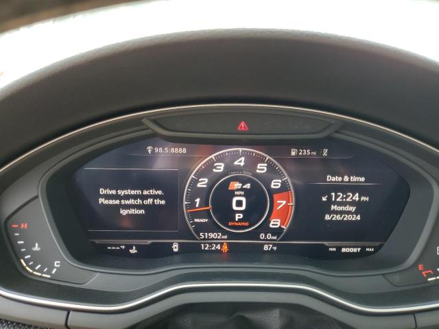 2018 AUDI S4 PRESTIG WAUC4AF41JA007937