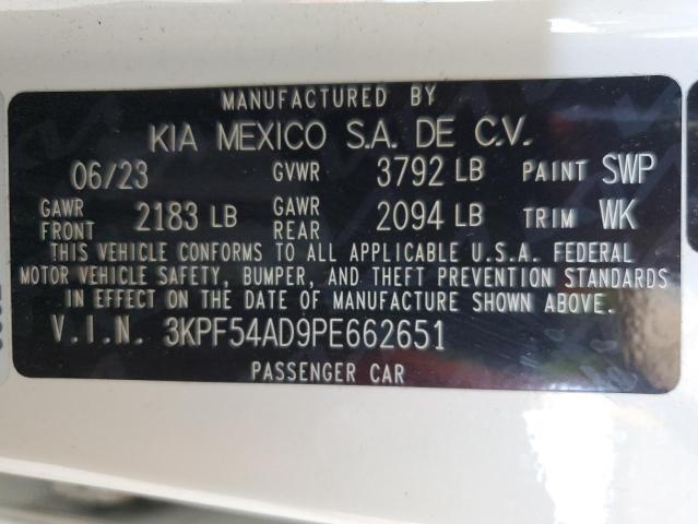 2023 KIA FORTE GT L - 3KPF54AD9PE662651