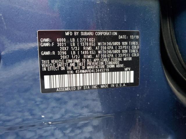 2020 SUBARU ASCENT TOU - 4S4WMARD4L3445219