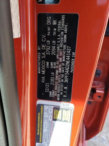 2022 KIA FORTE GT L - 3KPF54AD2NE441437