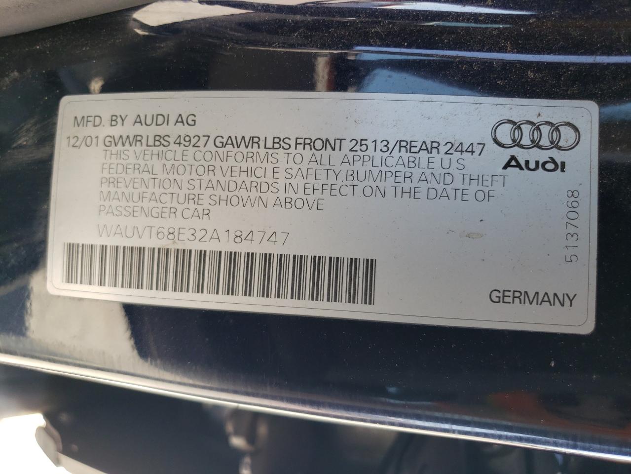 2002 Audi A4, 3.0 AVANT QUATTRO