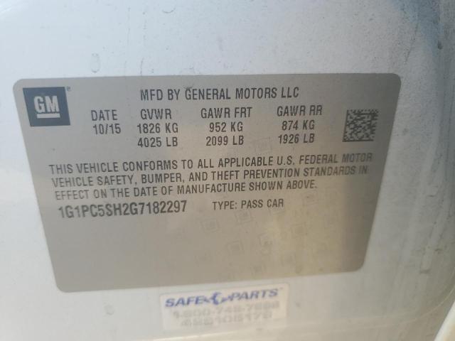 2016 CHEVROLET CRUZE LIMI - 1G1PC5SH2G7182297