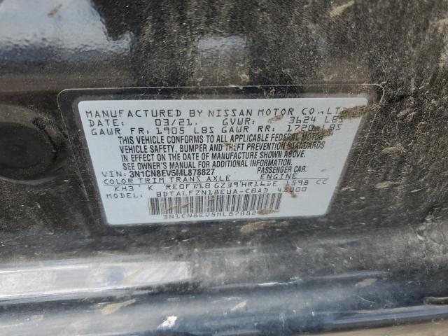 2021 NISSAN VERSA SV - 3N1CN8EV5ML878827