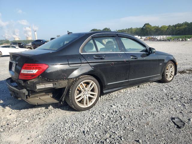 MERCEDES-BENZ C 250 2012 black  gas WDDGF4HB9CR237652 photo #4