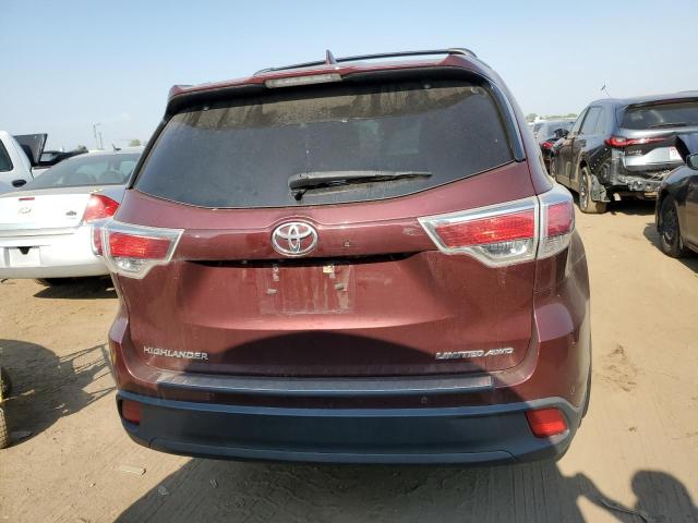 VIN 5TDDKRFH2ES008893 2014 Toyota Highlander, Limited no.6