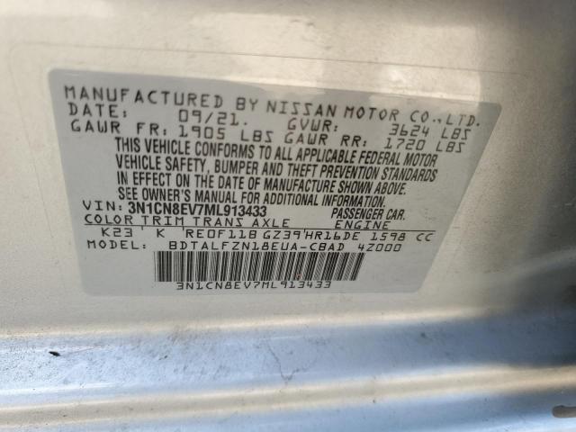 2021 NISSAN VERSA SV - 3N1CN8EV7ML913433