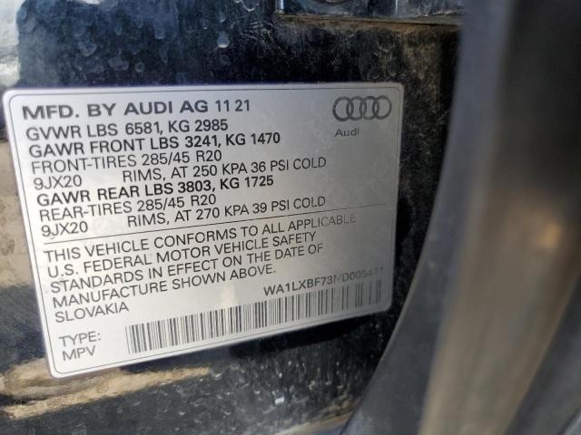 VIN WA1LXBF73ND005471 2022 Audi Q7, Premium Plus no.13