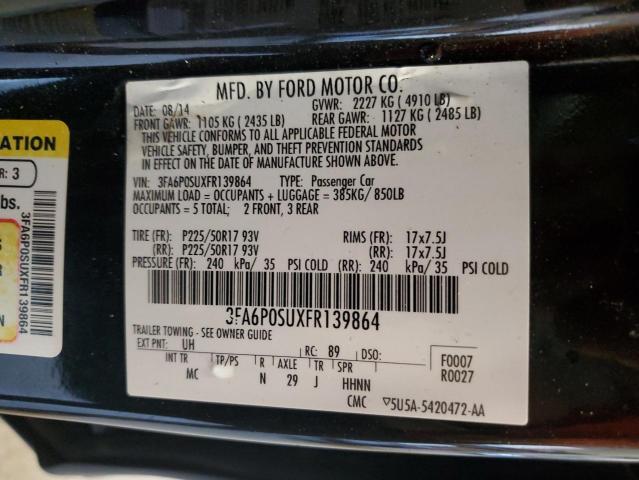 2015 FORD FUSION TIT - 3FA6P0SUXFR139864