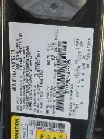 VIN 3FA6P0H79ER277590 2014 Ford Fusion, SE no.13