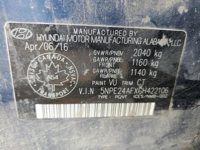 2016 HYUNDAI SONATA SE - 5NPE24AFXGH422106