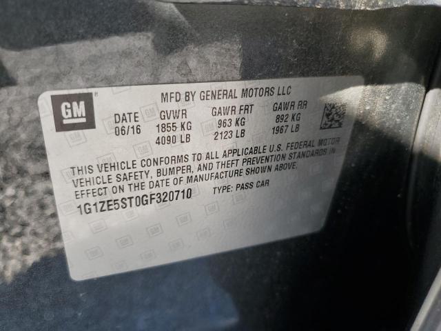 2016 CHEVROLET MALIBU LT - 1G1ZE5ST0GF320710