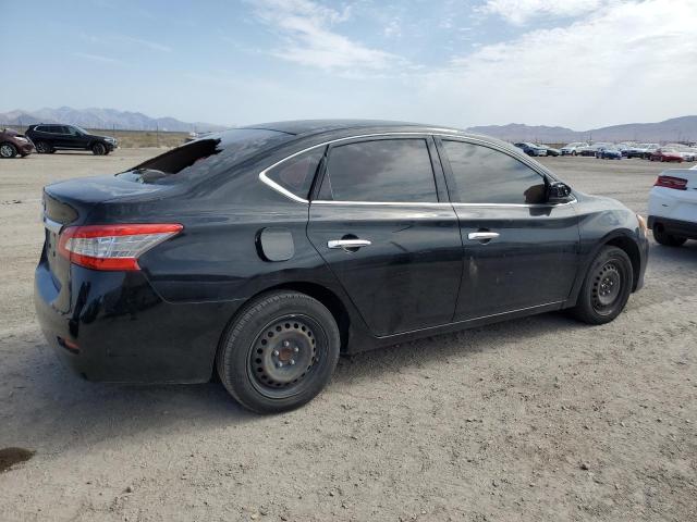 NISSAN SENTRA S 2015 black sedan 4d gas 3N1AB7AP8FY342042 photo #4