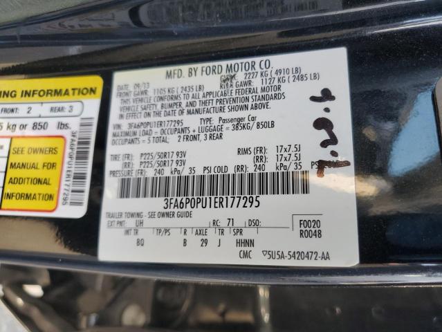 VIN 3FA6P0PU1ER177295 2014 Ford Fusion, Se Phev no.12