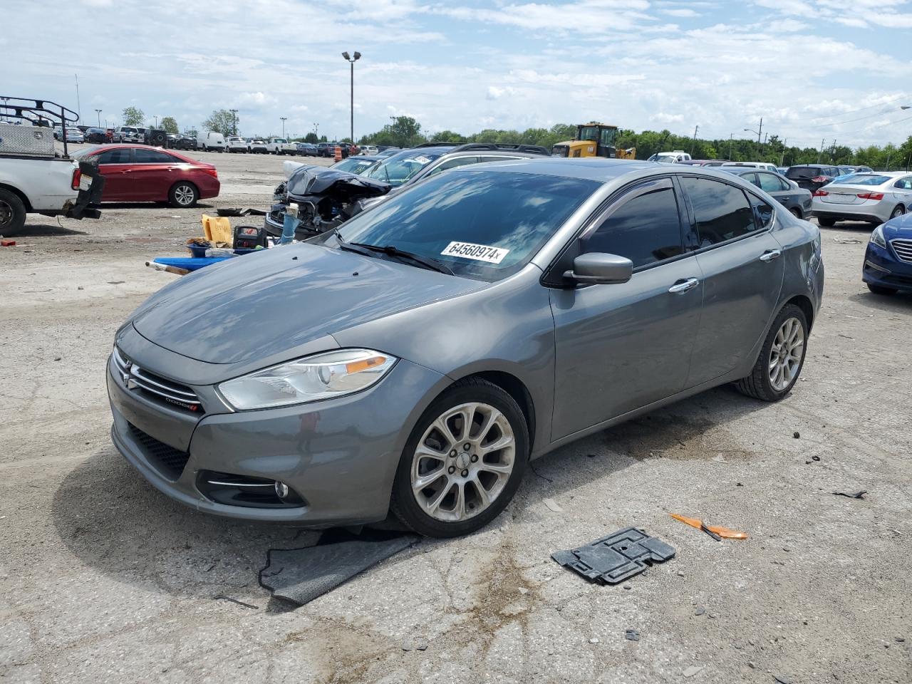 Lot #2845334045 2013 DODGE DART LIMIT