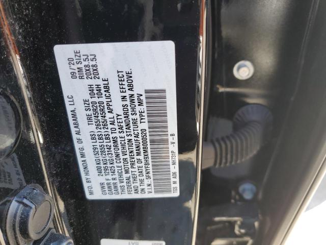 2021 HONDA PASSPORT T - 5FNYF8H9XMB000520