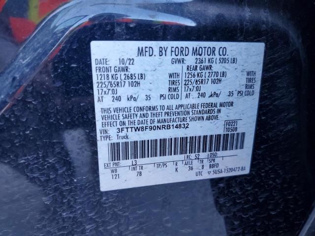 2022 FORD MAVERICK X - 3FTTW8F90NRB14832