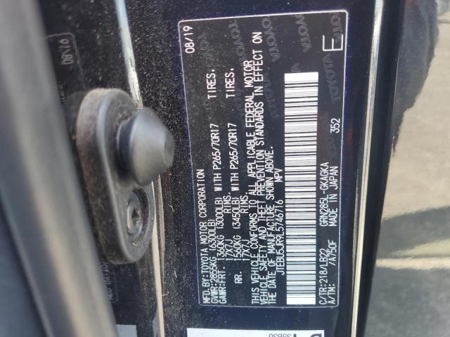 2020 TOYOTA 4RUNNER SR - JTEBU5JR9L5746716