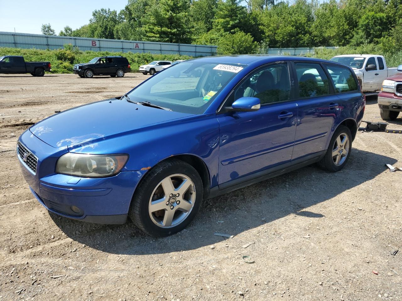 VOLVO V50 T5 2006 blue  gas YV1MJ682962162742 photo #1