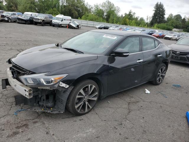 NISSAN MAXIMA 3.5 2018 black  gas 1N4AA6APXJC394175 photo #1